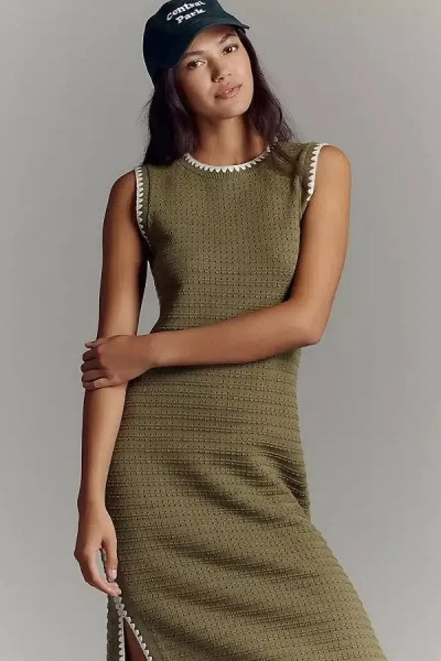 Varley Dwight Tank Midi Dress - S